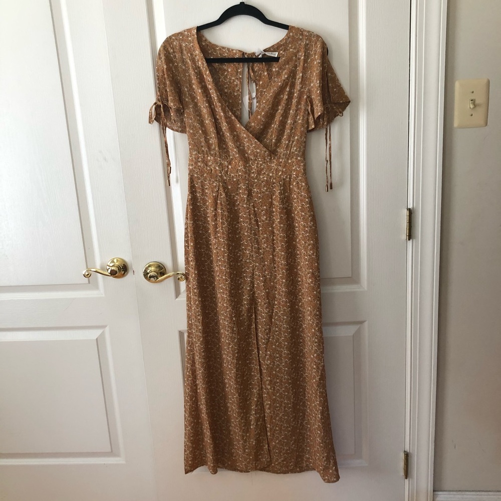 Mustard & Flowery Maxi